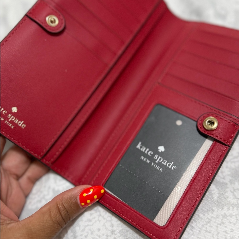 kate spade large slim bifold wallet - Picture 2 of 4